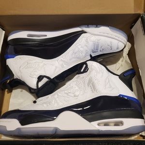 Air Jordan Dub Zero - white/concord - size 11.5